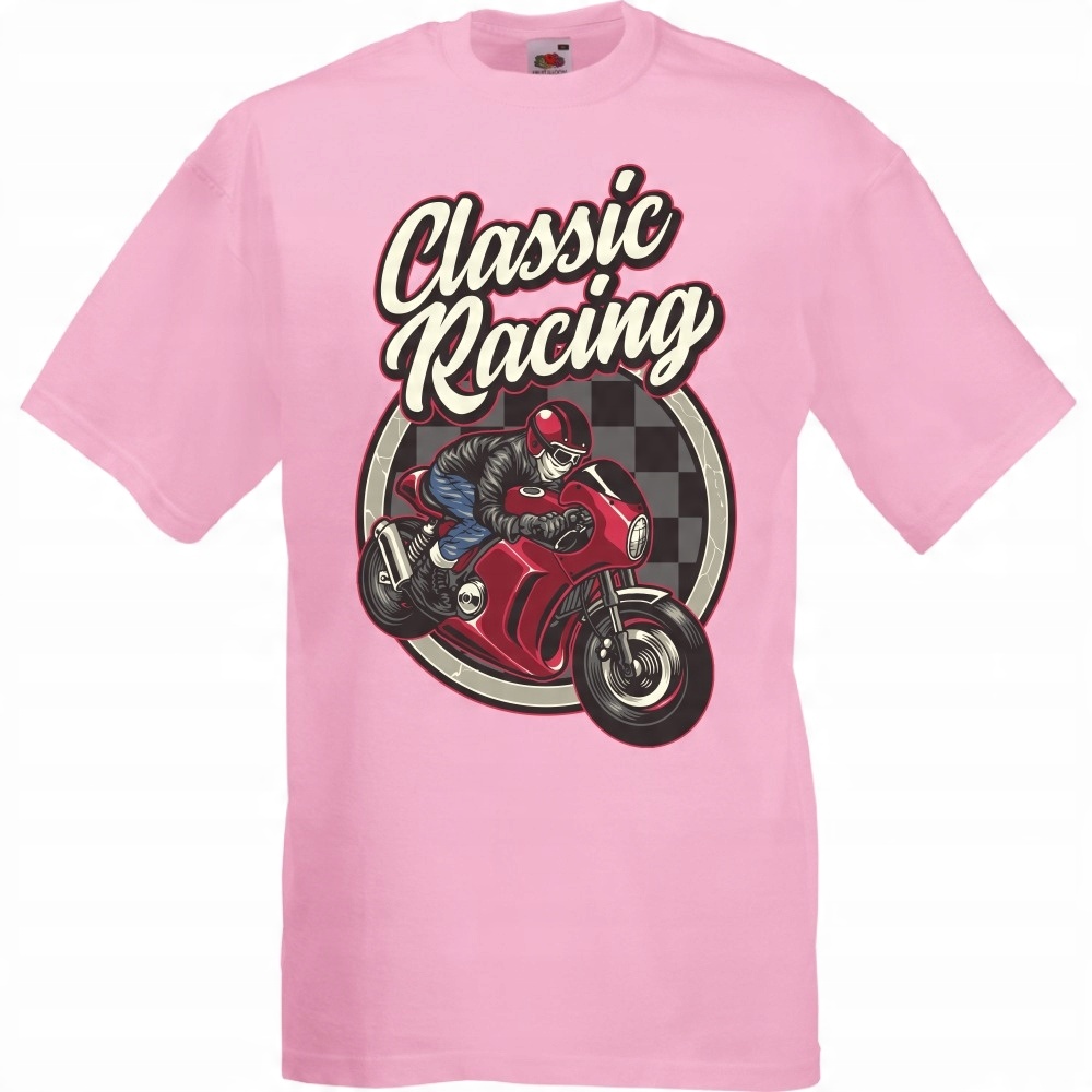 

Koszulka motocykl motor motocyklista L różowa