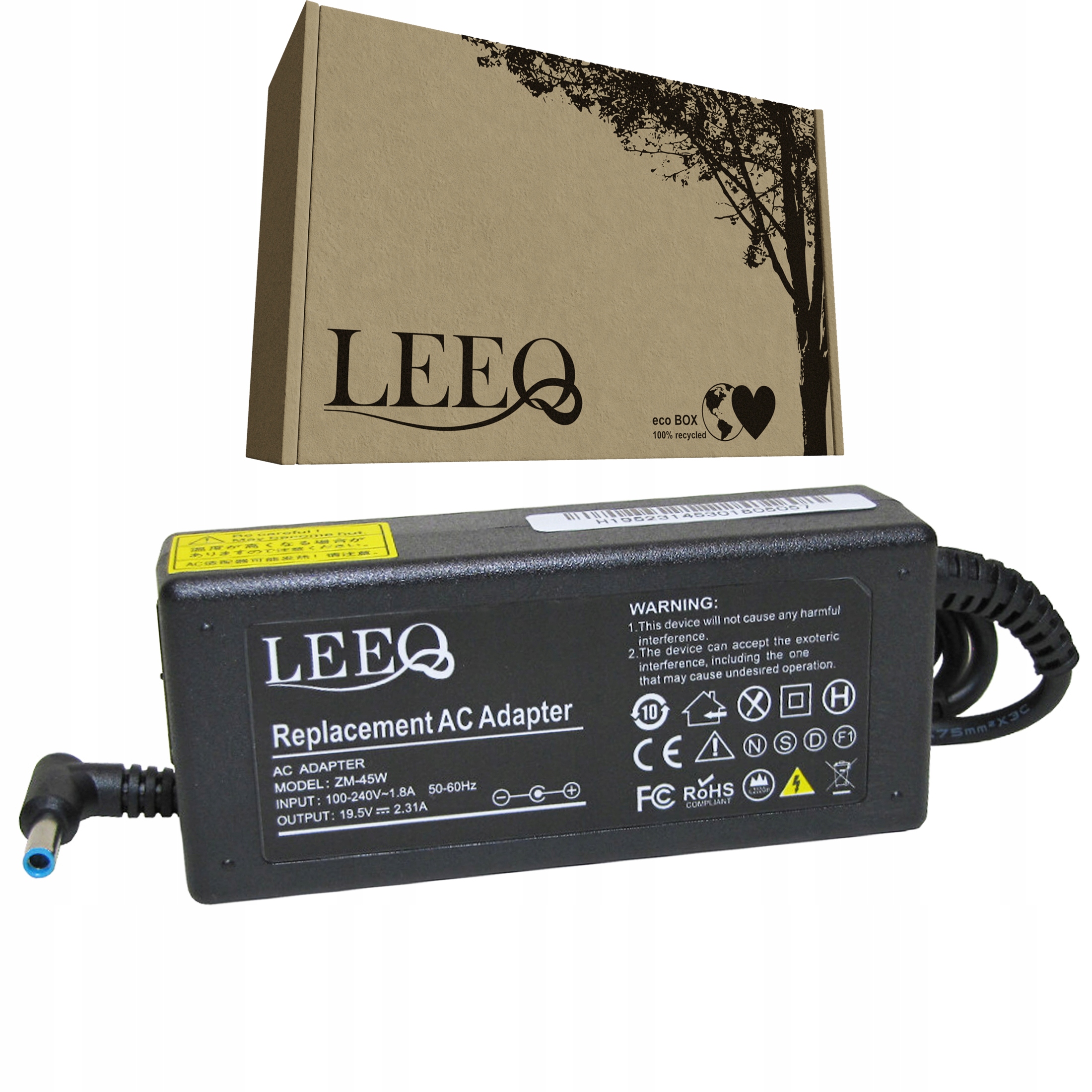 

Ładowarka 45W do Hp 19,5V 2,31A 4,5x3,0mm pin