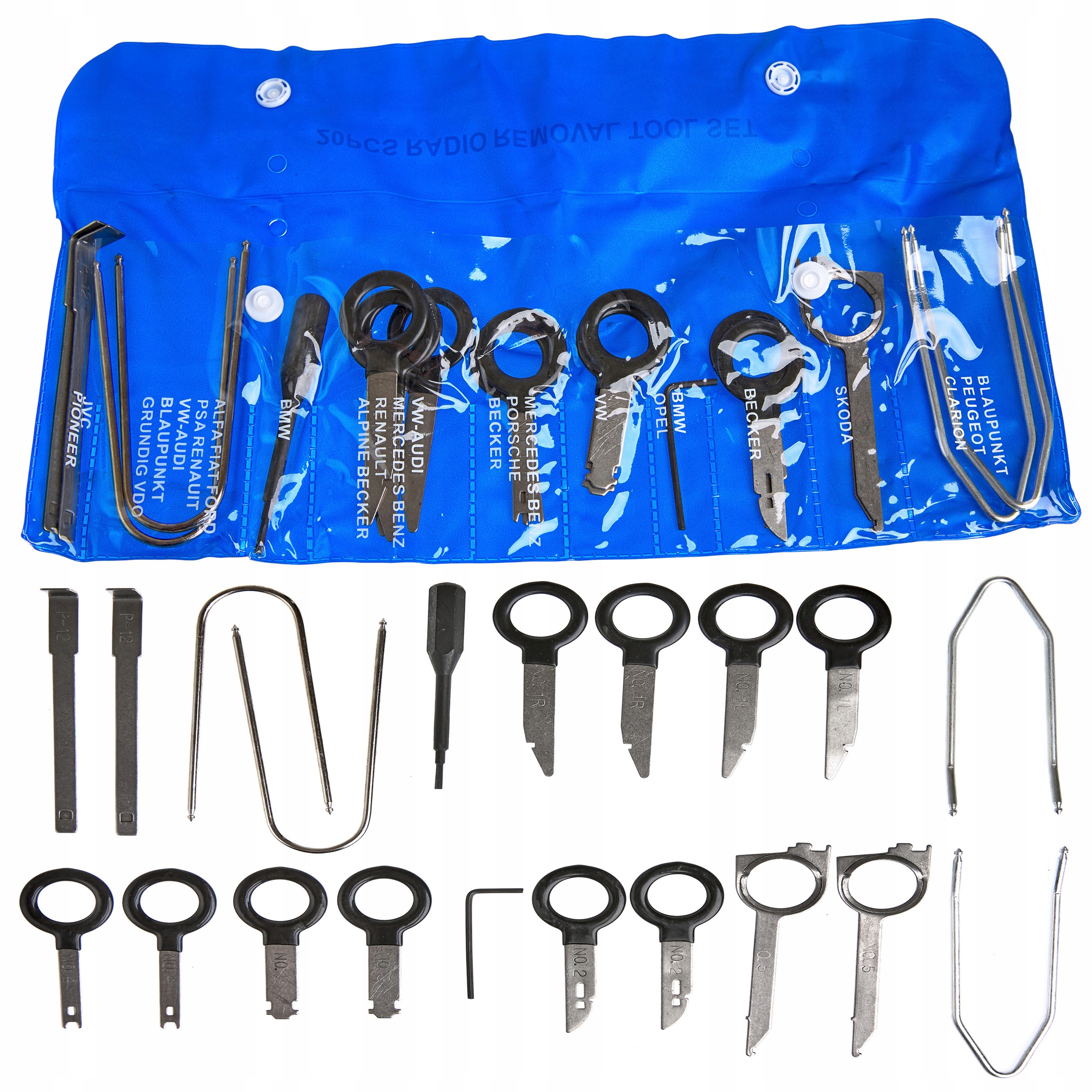 

Zestaw Ściągaczy Do Demontażu Radia I Nawigacji