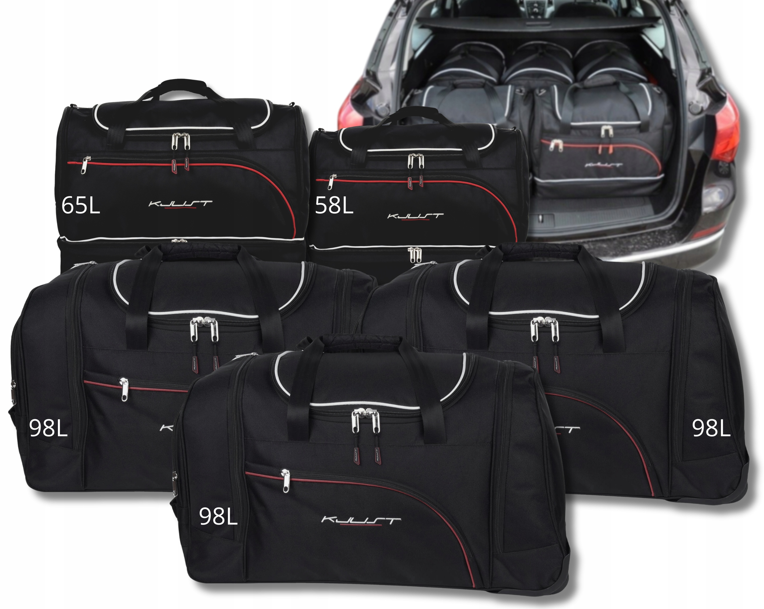 Cestovná Taška Do Kufra Opel Astra Tourer 2010-2015 5 ks