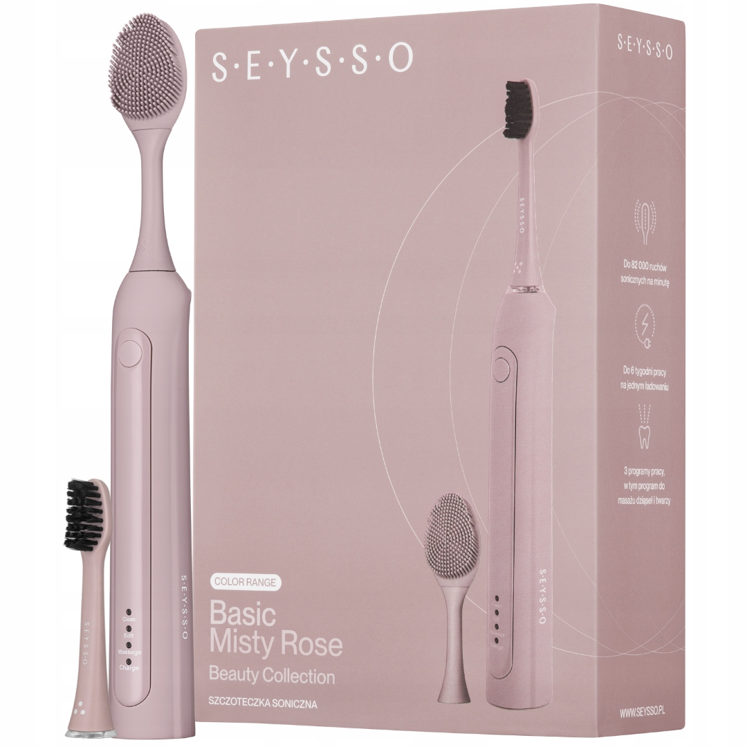 Szczoteczka soniczna Seysso Basic Misty Rose Beauty Collection