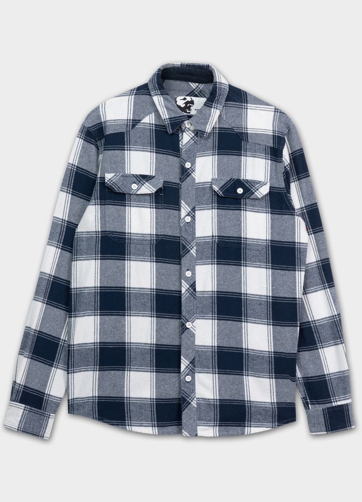 Pánská flanelová košile Pitbull Klasická kostkovaná košile Mitchell