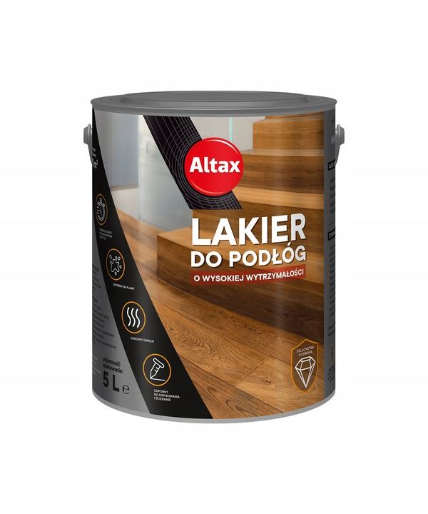 Altax Lakier do Podłóg 5l Połysk Bezbarwny