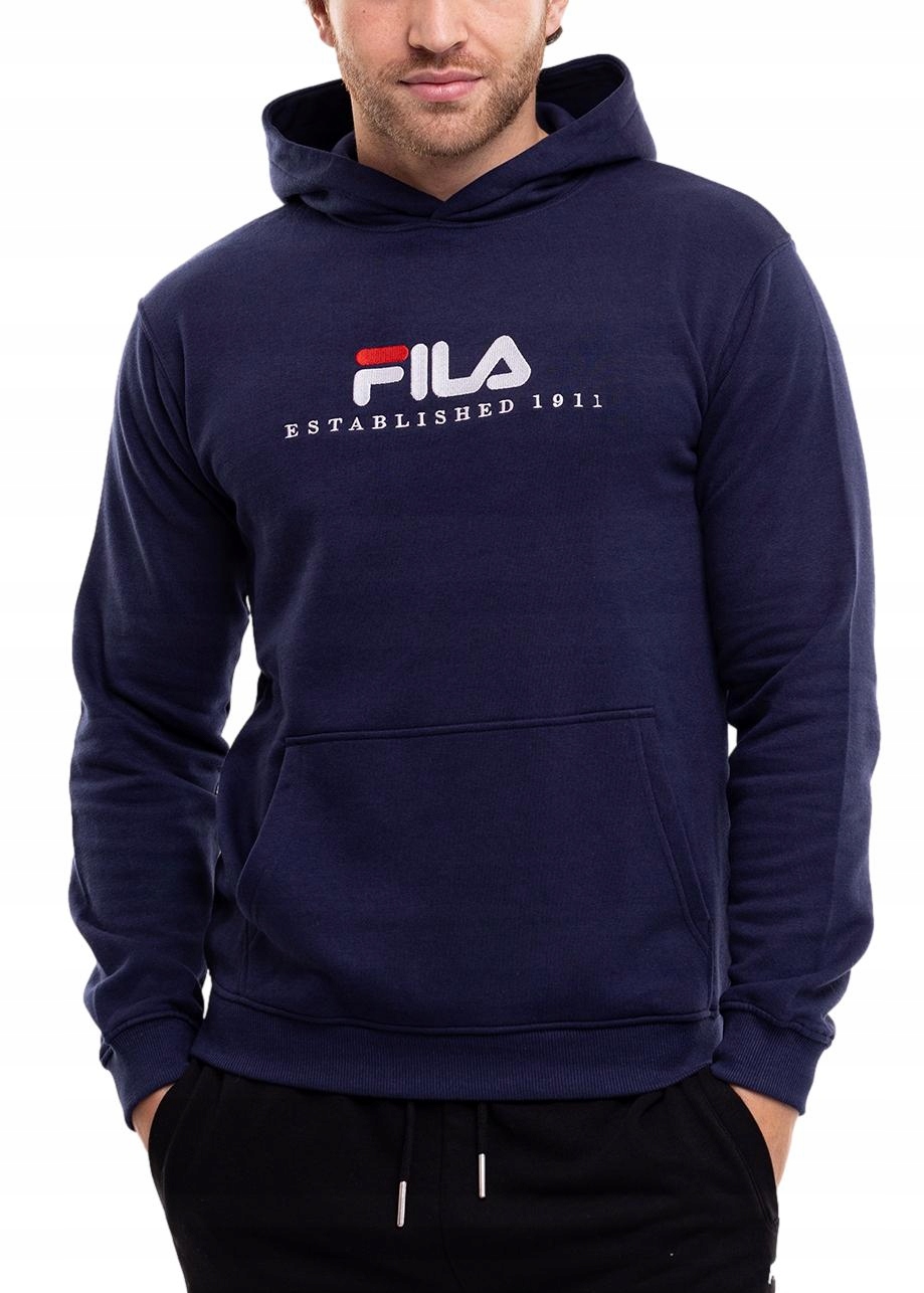 Fila pánská mikina s kapucí sportovní tepláková pohodlná bavlněná vel. L