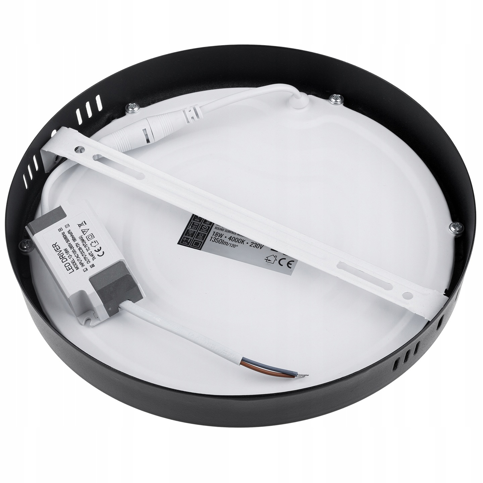 Panel LED 18W PLAFON NATYNKOWY OKRĄGŁY MOCNY LAMPA SUFITOWA OPRAWA ŚCIENNA Marka NNLED