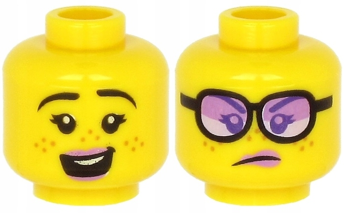 

Lego Nowa Głowa Damska okulary żółta 3626cpb2635