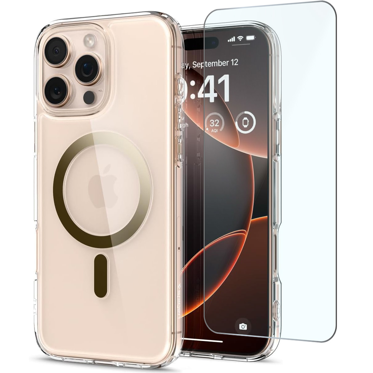 Etui Spigen do iPhone 16 Pro Max do MagSafe, lekkie, mocne solidne szkło