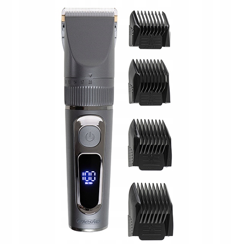 Strzyżarka do Włosów Mesko MS 2843 LCD Turbo 180 min Tytan