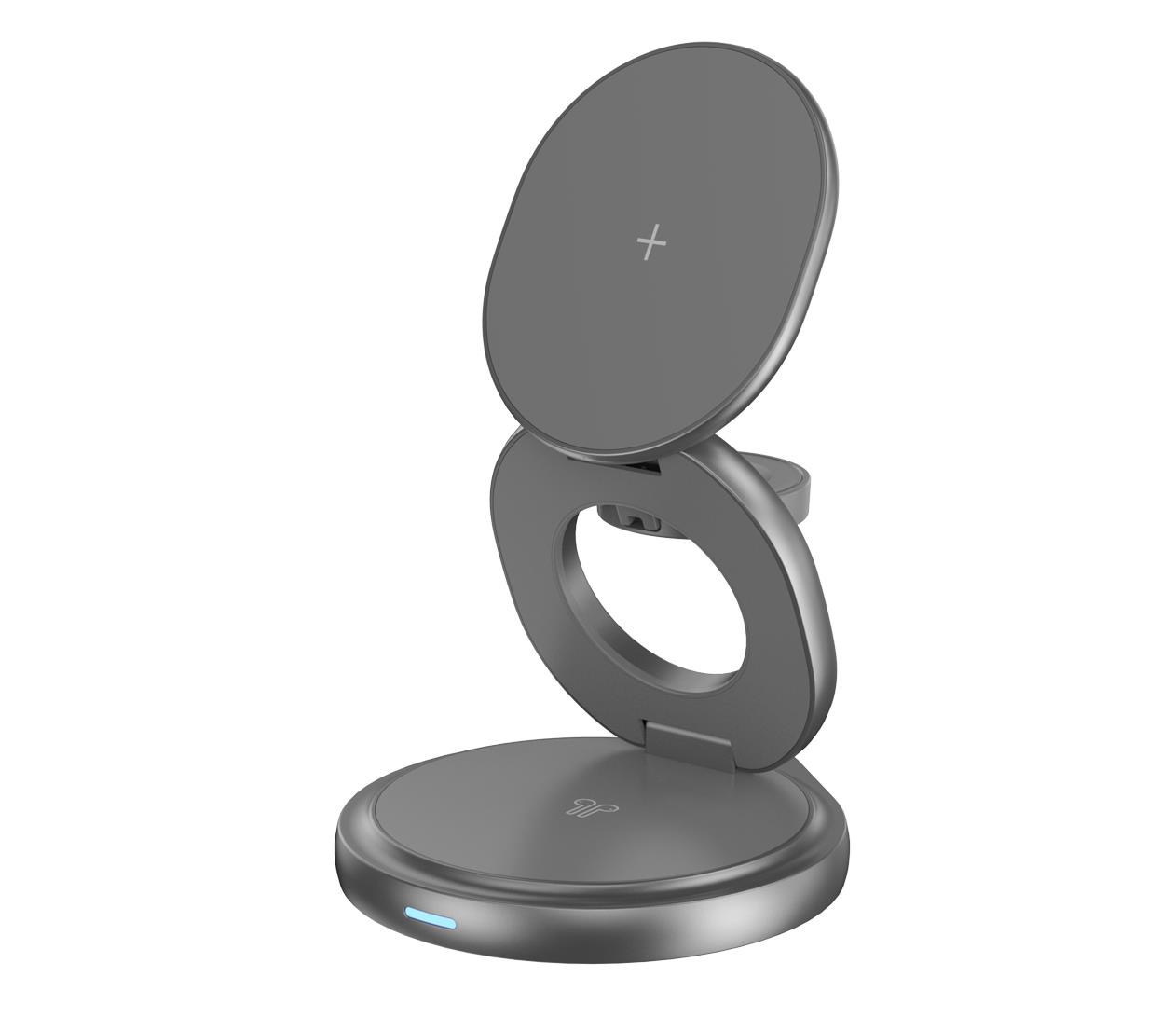 Ładowarka Silver Monkey MagCharger 3in1 foldable travel charging station B