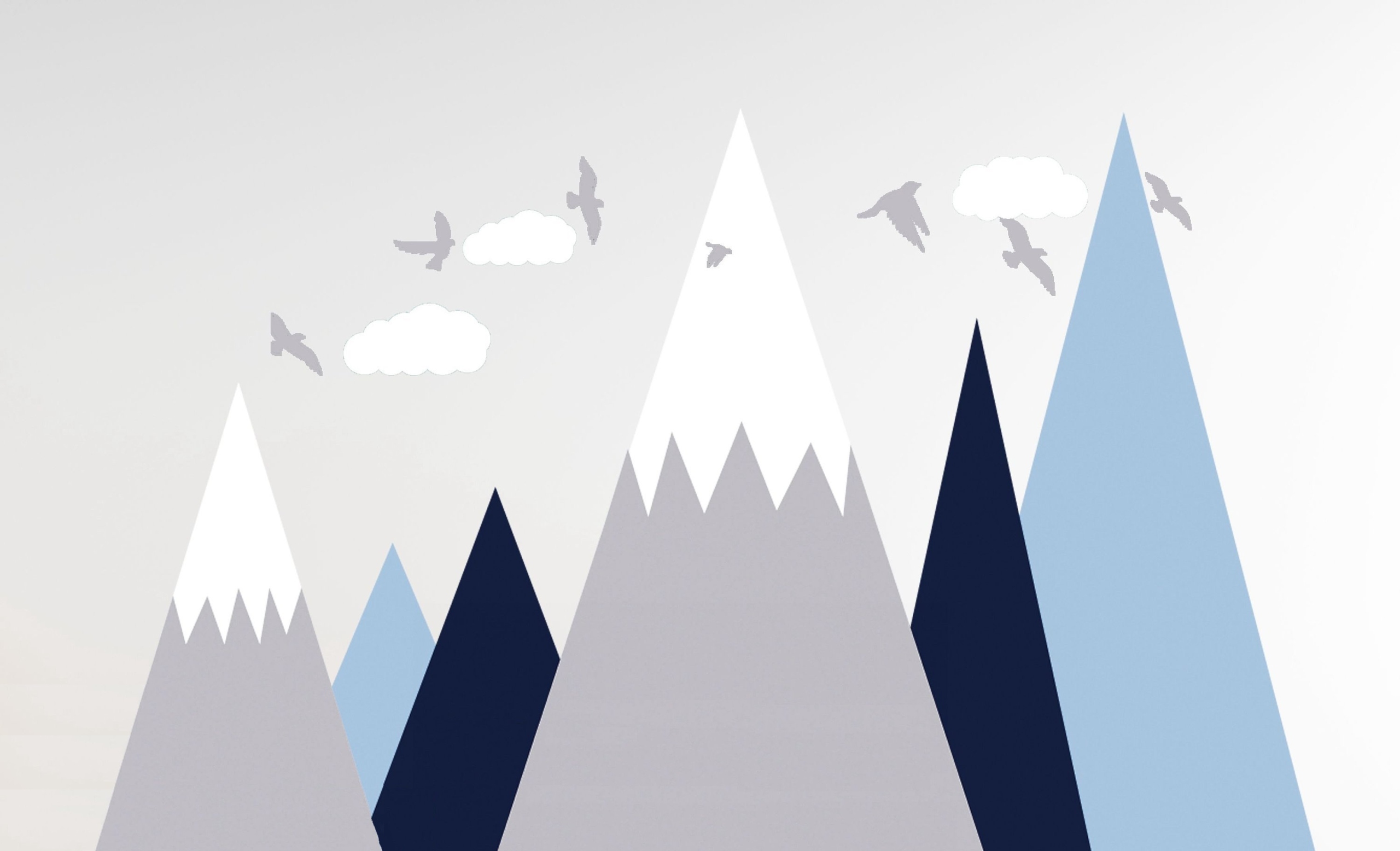 

Naklejki na ścianę Góry różne szerokość 2m