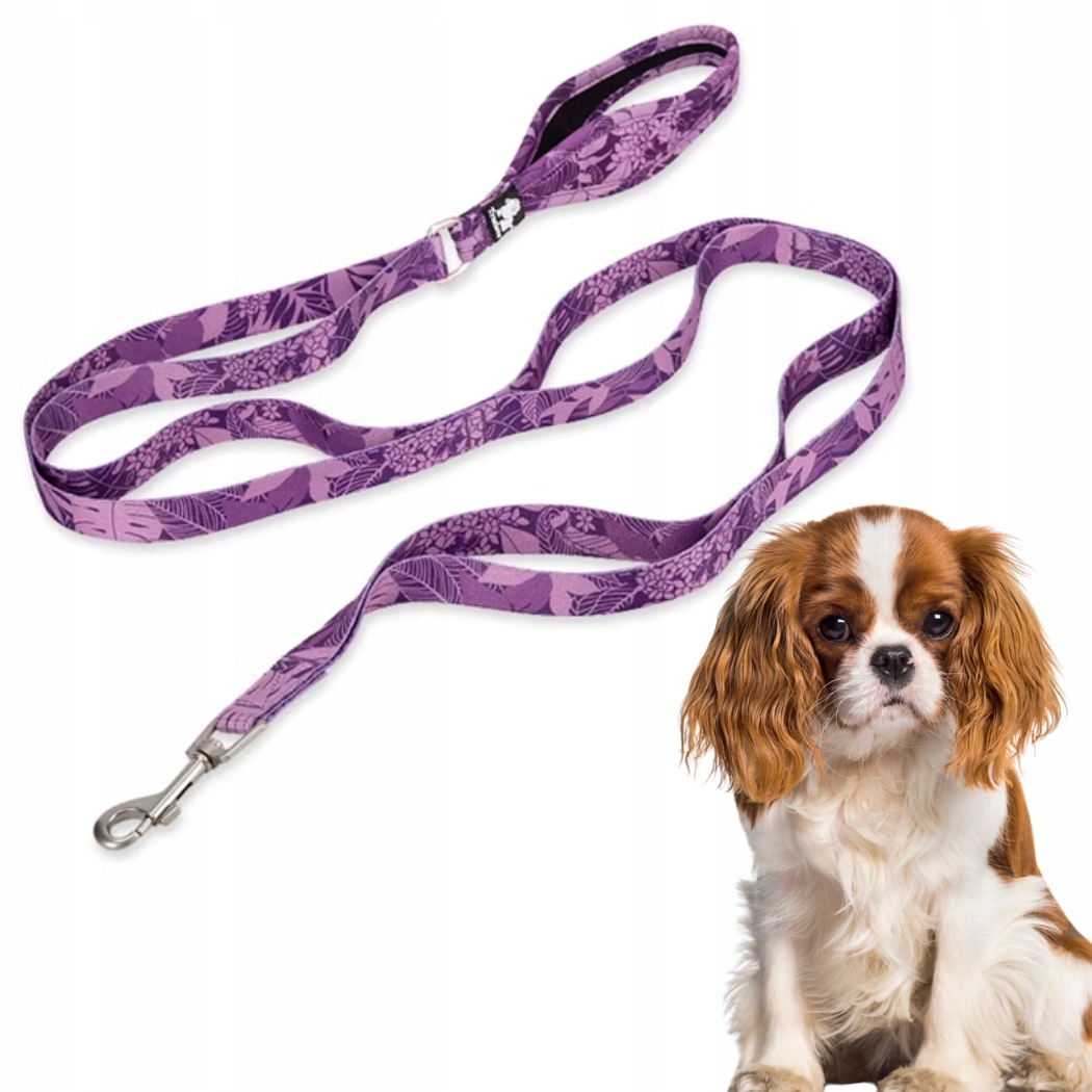 Levně Vodítko Pro Psa Truelove Tropical Fialová 1,4 M Velikost S
