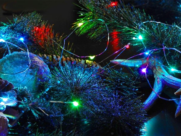 LAMPKI LED NA BATERIE OZDOBNE CHOINKOWE TAŚMA ŚWIATEŁKA KOLOROWE ŚWIATŁO 5m Marka inna