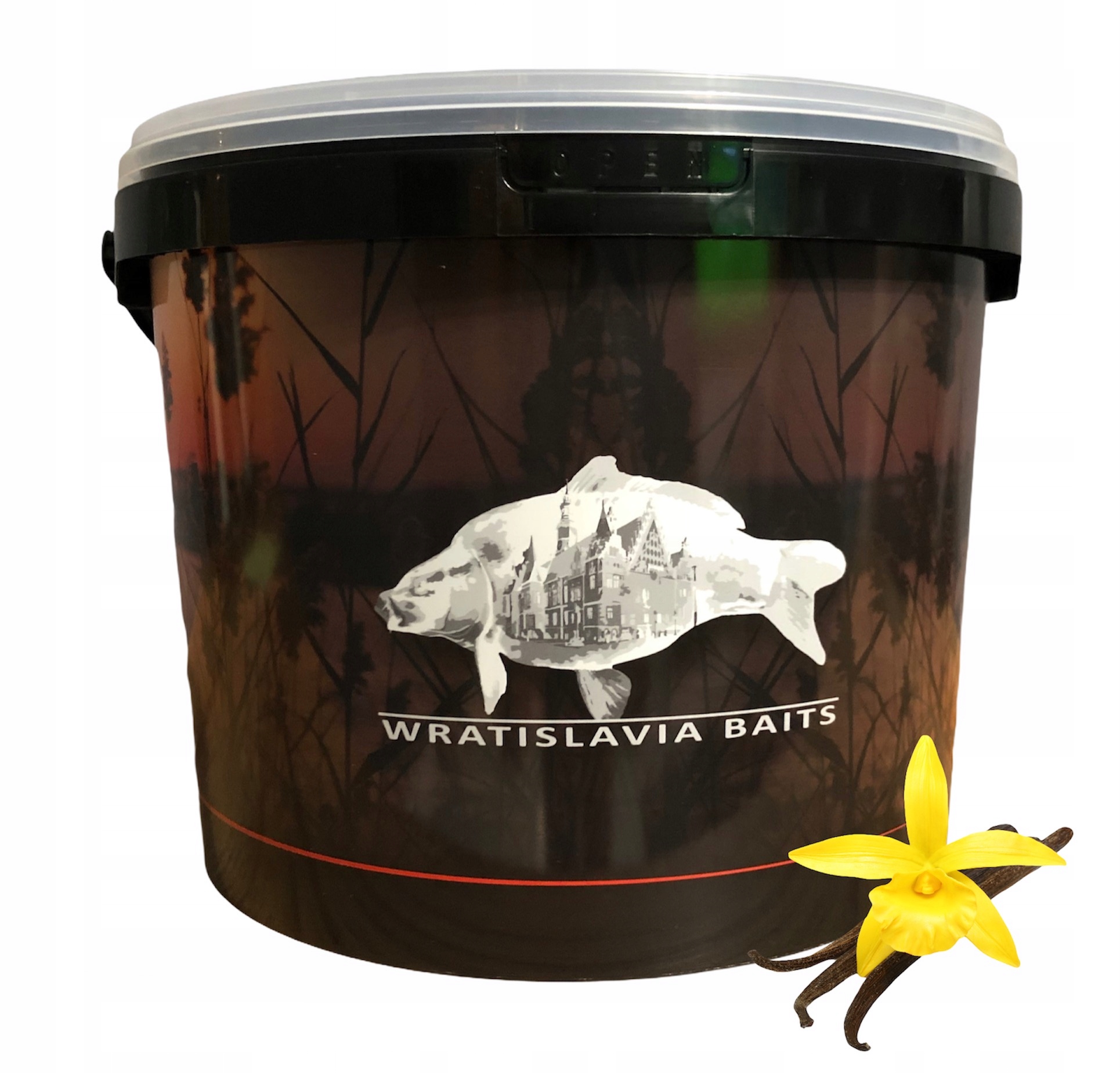 Pelety 8mm Vanilka 7kg Kýbl Wratislavia Baits , návnada