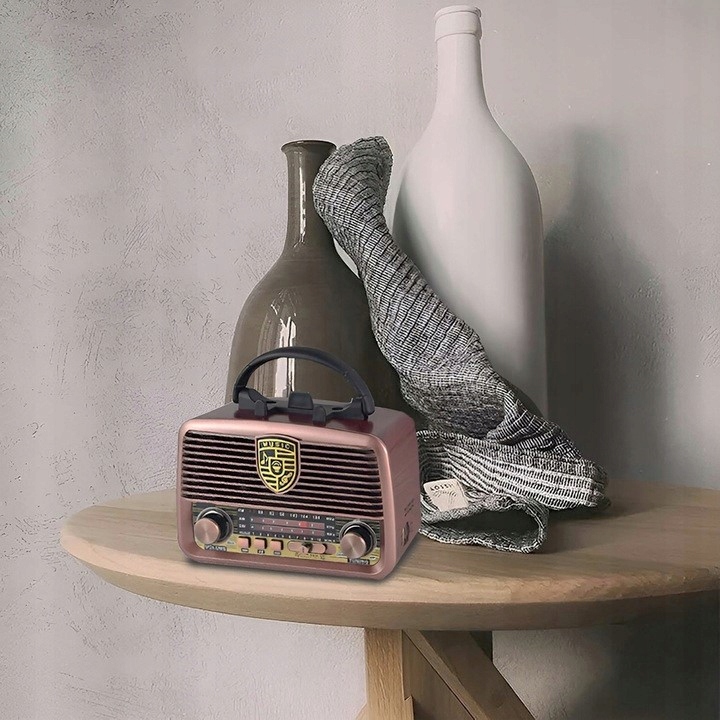 RADIO RETRO PRZENOŚNE KUCHENNE BLUETOOTH USB Funkcje inne