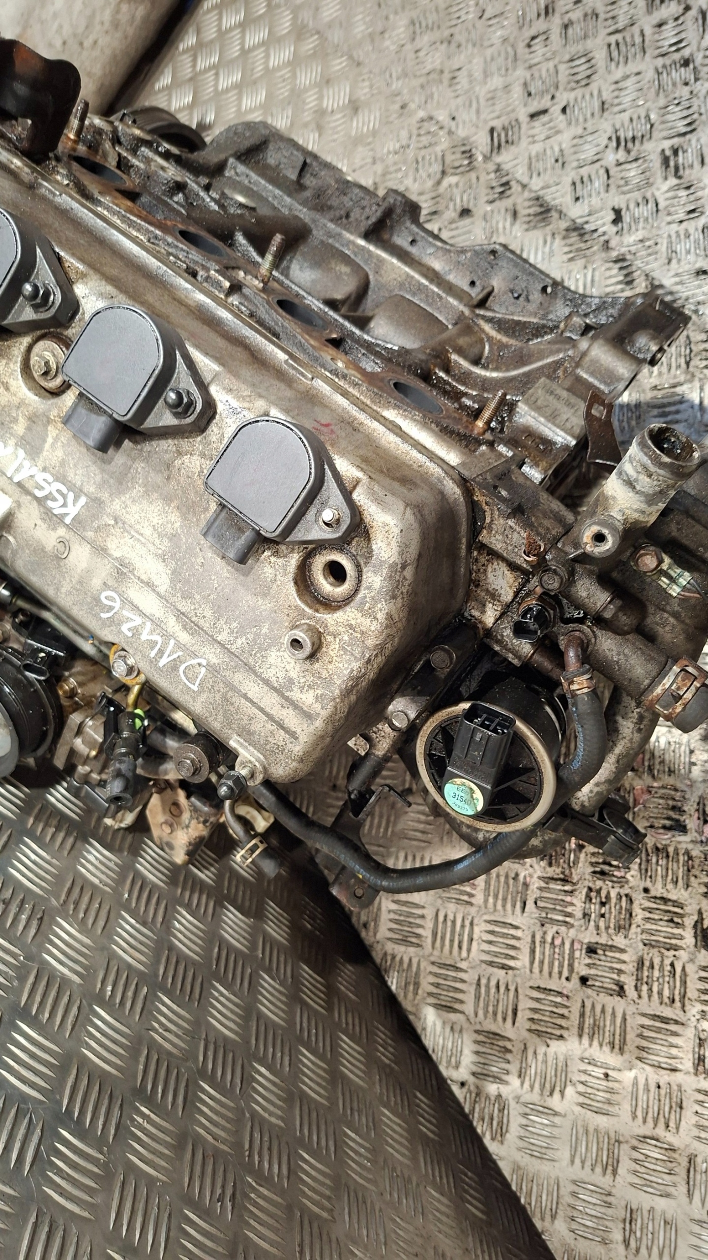 engine pillar unprotected HONDA CIVIC VII 1.4 D14Z6