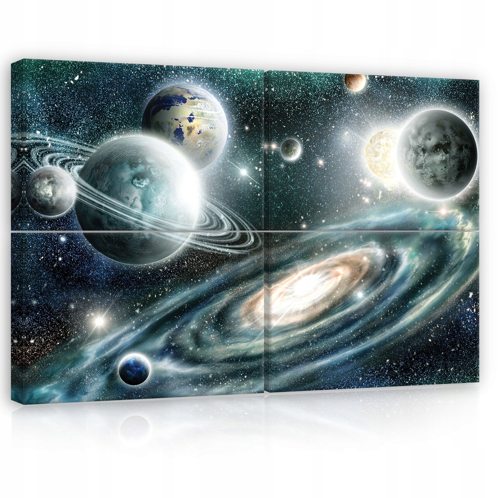 Obraz 120x80 Vesmír galaxie planety hvězdy vesmír