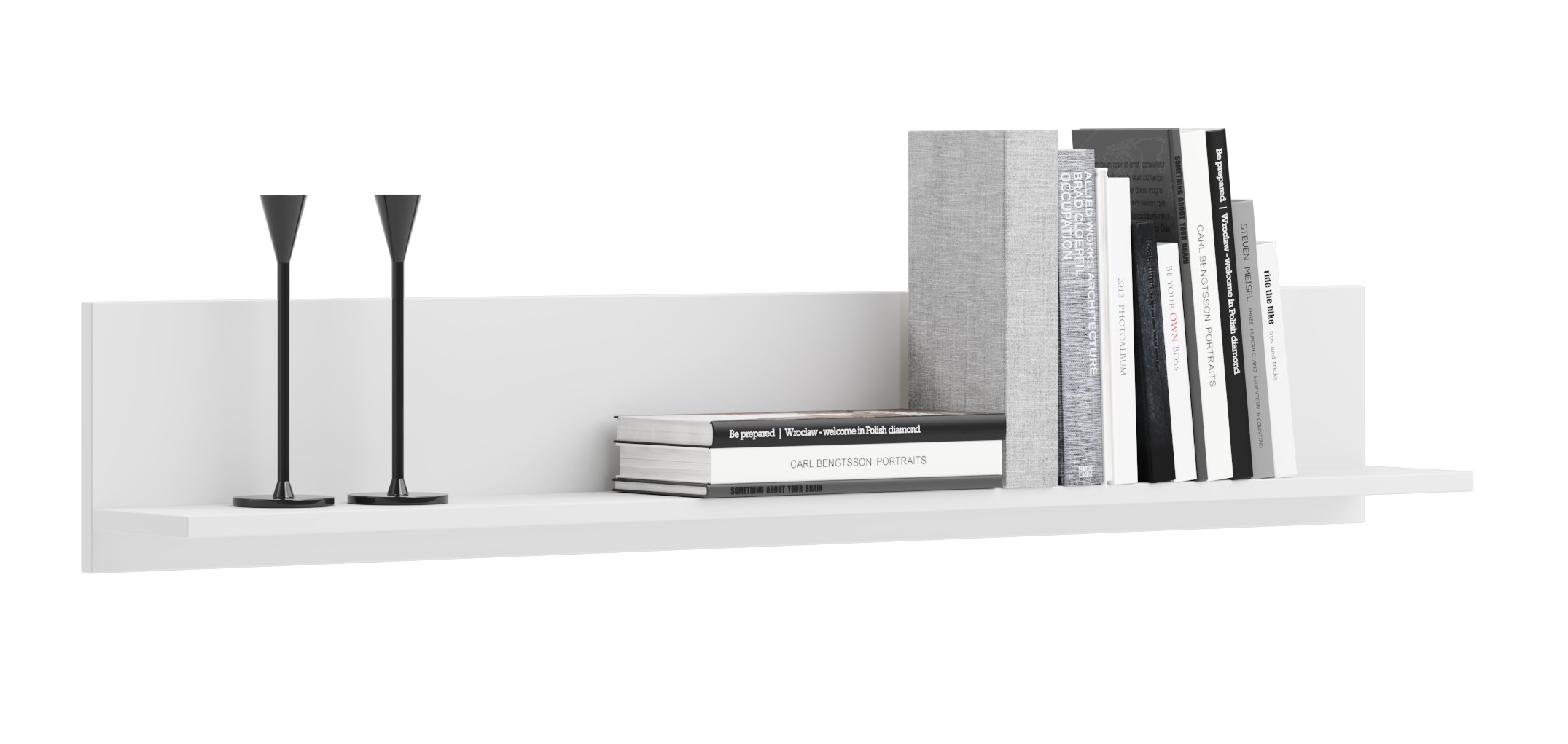 

Półka wisząca Shelf 100 cm ścienna solidna salon