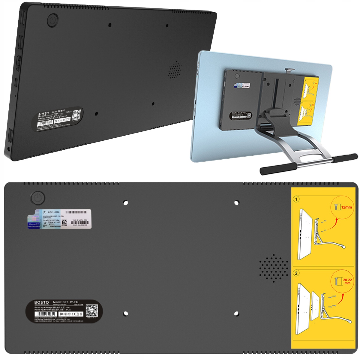 Bosto Pc Box B01 512 Gb 16 Gb Ram počítač pro grafický tablet Windows11
