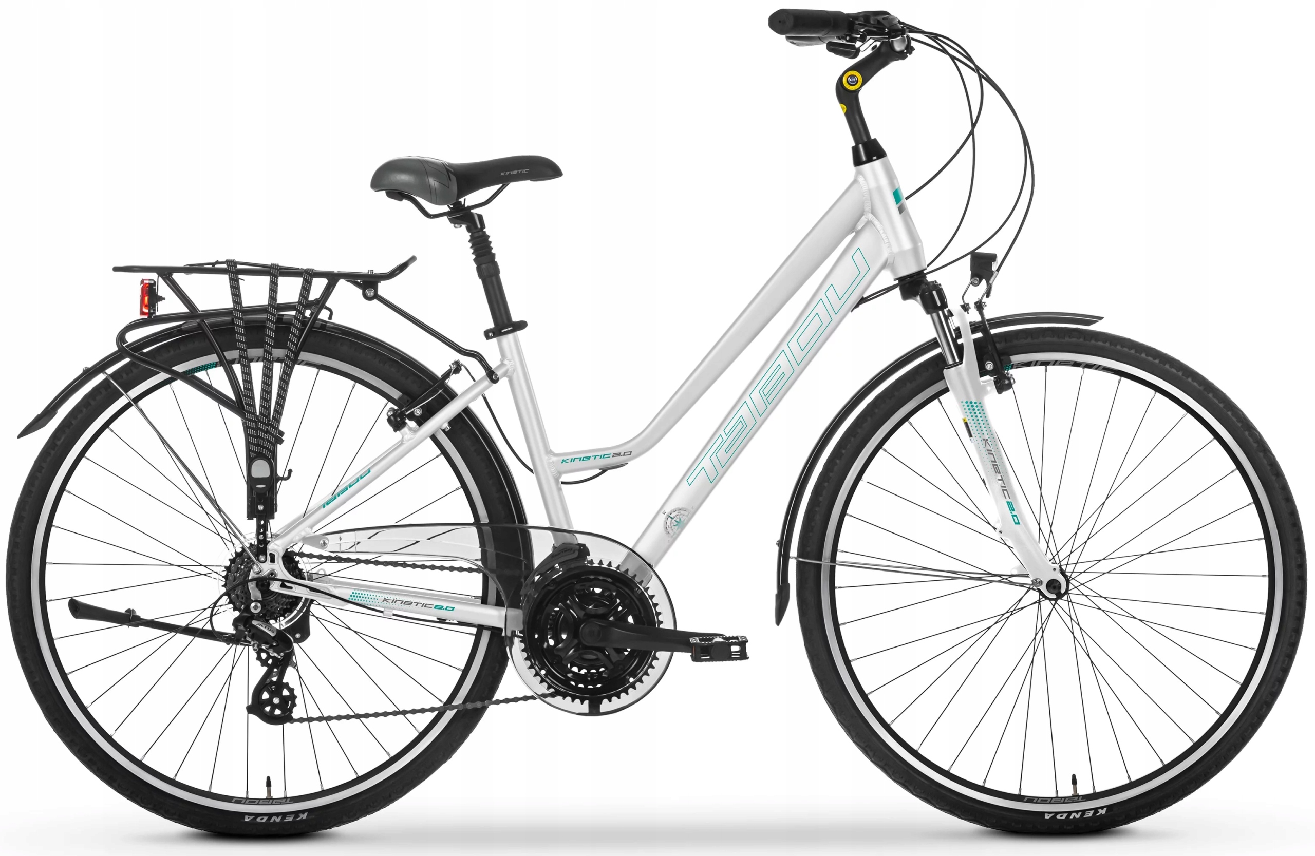 Rower trekkingowy Tabou Kinetic 2.0 rama 19 cali koło 28 " biały komplet