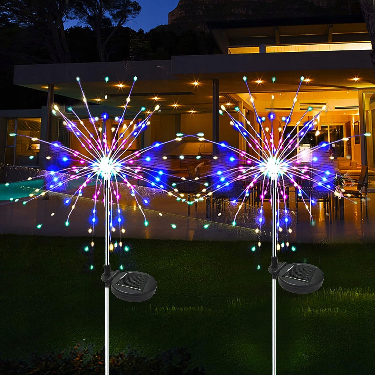 2SZT LAMPA SOLARNA OZDOBA OGRODOWA DMUCHAWCE LAMPKA 150 LED Kod producenta JaR8hfN5D322-3