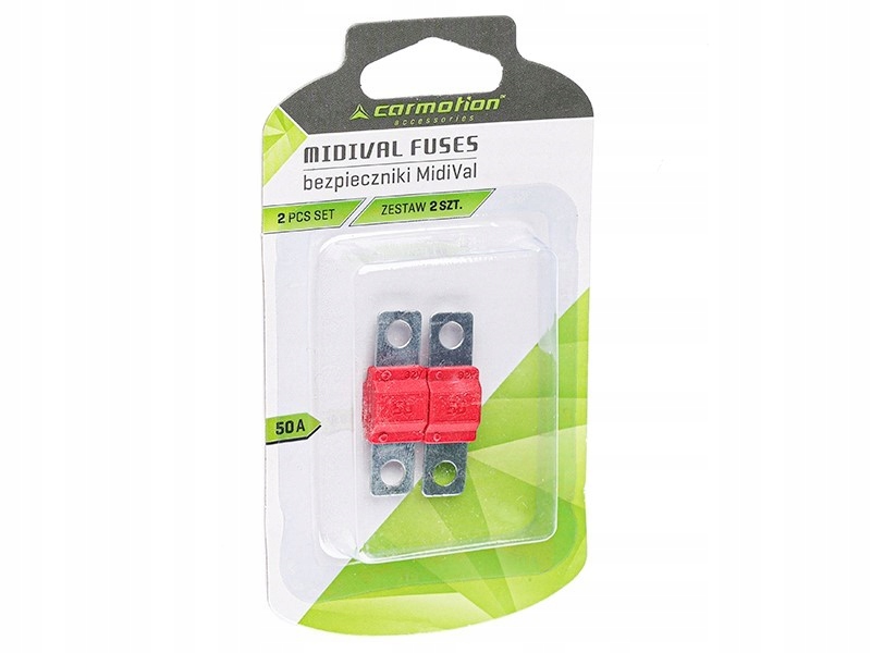 BEZPIECZNIKI MIDIVAL 50A 2 SZT