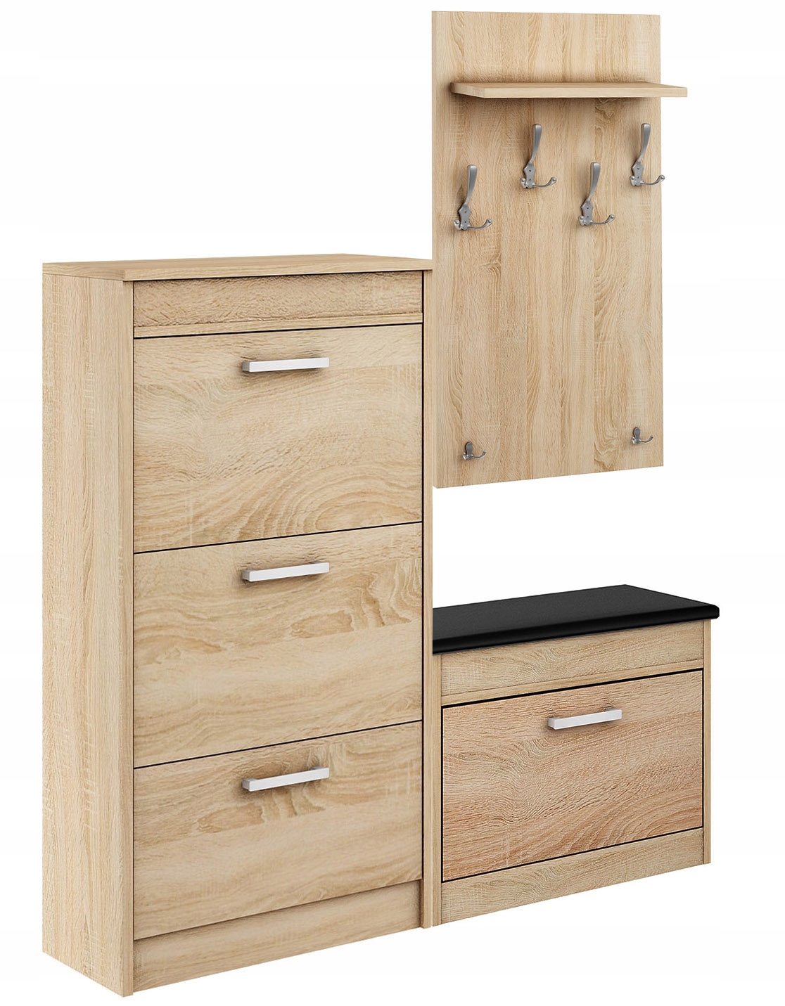 

Zestaw Mebli Przedpokój Garderoba Szafka Na Buty