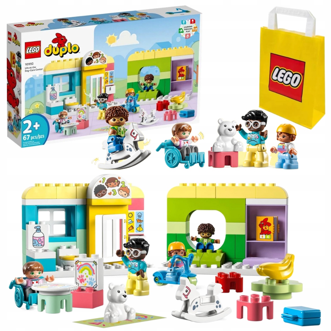 Lego Duplo 10992 Jesličky Mateřská škola 4 Figurky 2+ Velké Stavebnice pro 2 3 4leté dítě