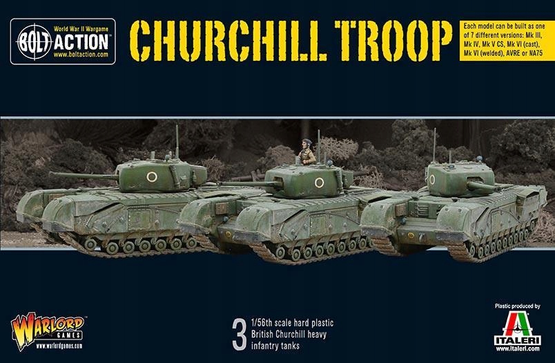 BOLT ACTION Churchill Tank Troop