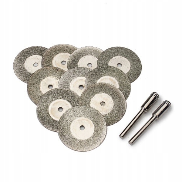 ZESTAW 10 TARCZ DIAMENTOWYCH 40 MM TYPU DREMEL DO CIECIA I SZLIFOWANIA Marka Vortex