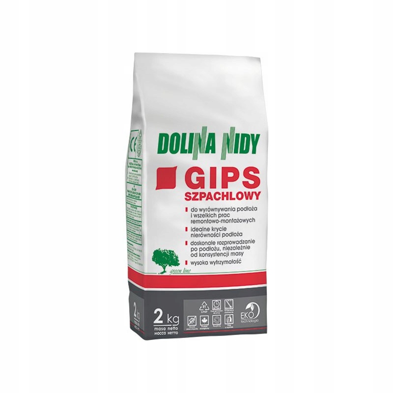Gips szpachlowy 2kg DOLINA NIDY