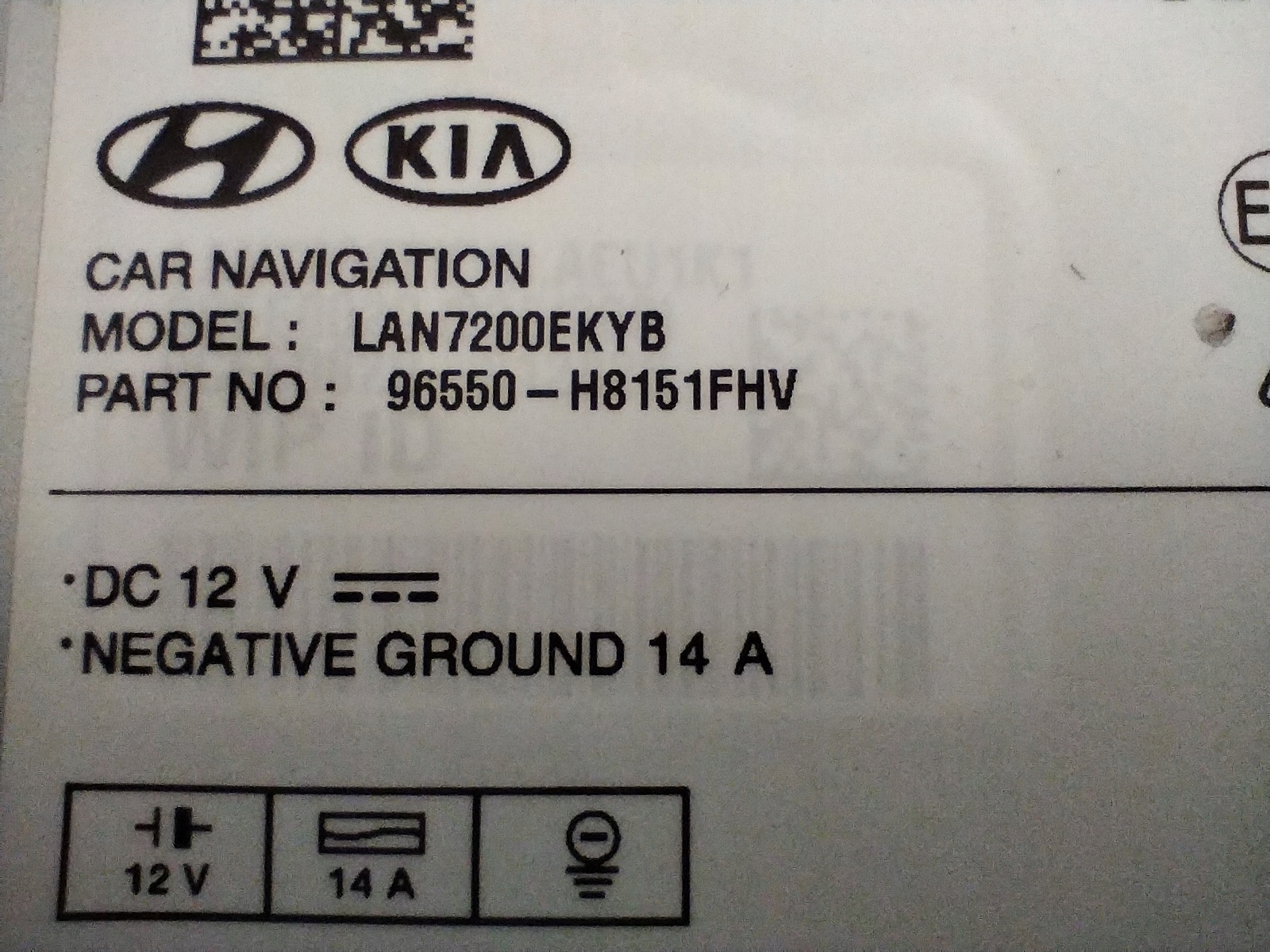 радио kia STONIC 996550-H815FHV оригинал