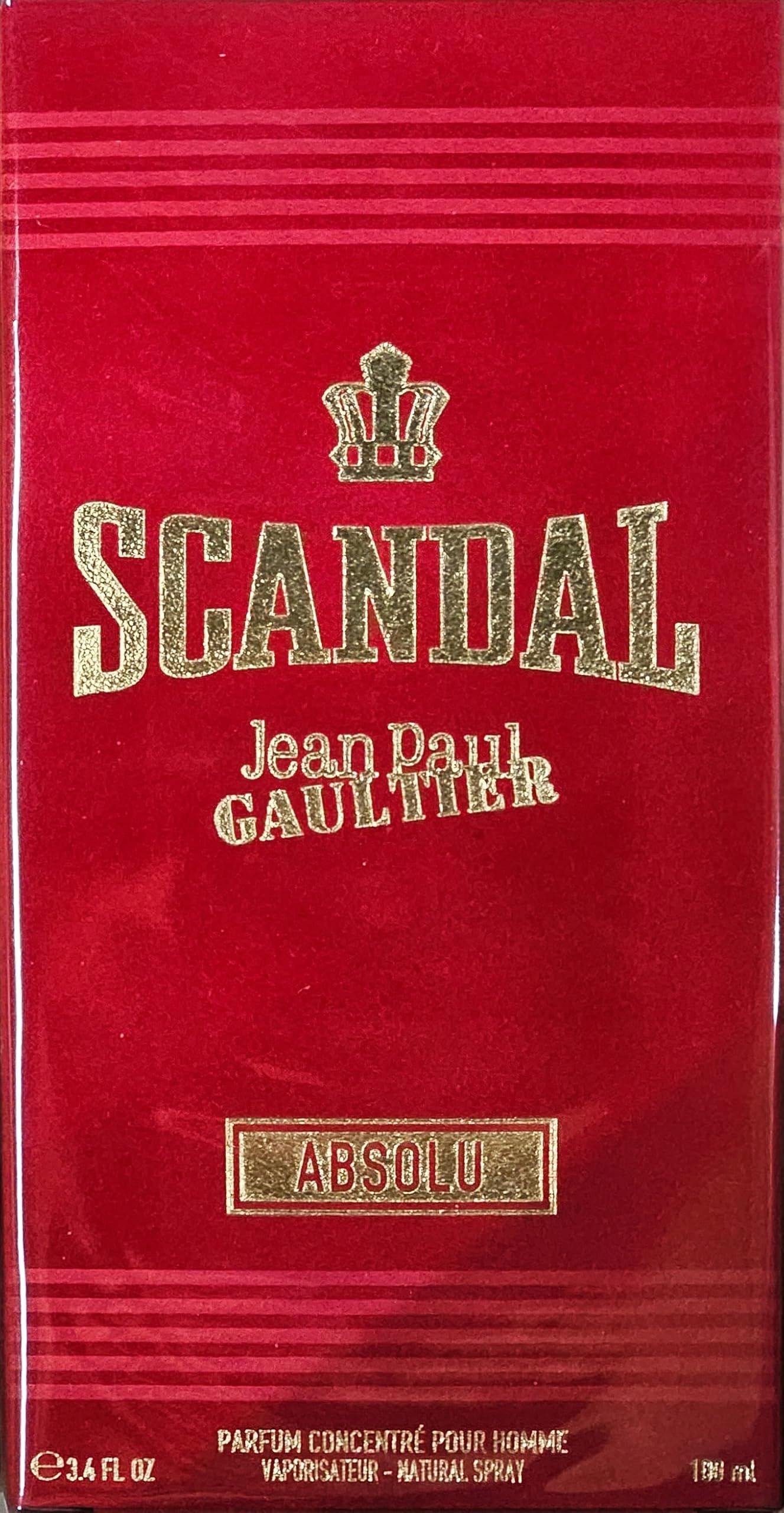 Jean P. Gaultier Scandal Absolu Pour Homme Parfem Objem: 100 ML Pro Muže