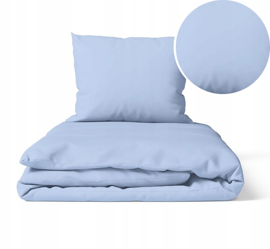 Hotelové Povlečení 160x200 cm 2xPOVLEČENÍ 70x80 Sada Povlečení Modrá