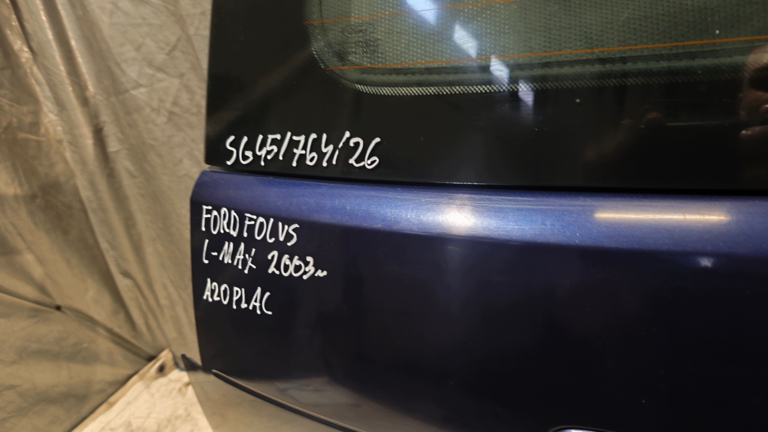 trunk door boot FORD FOCUS C-MAX MK1 K: Ink Blue