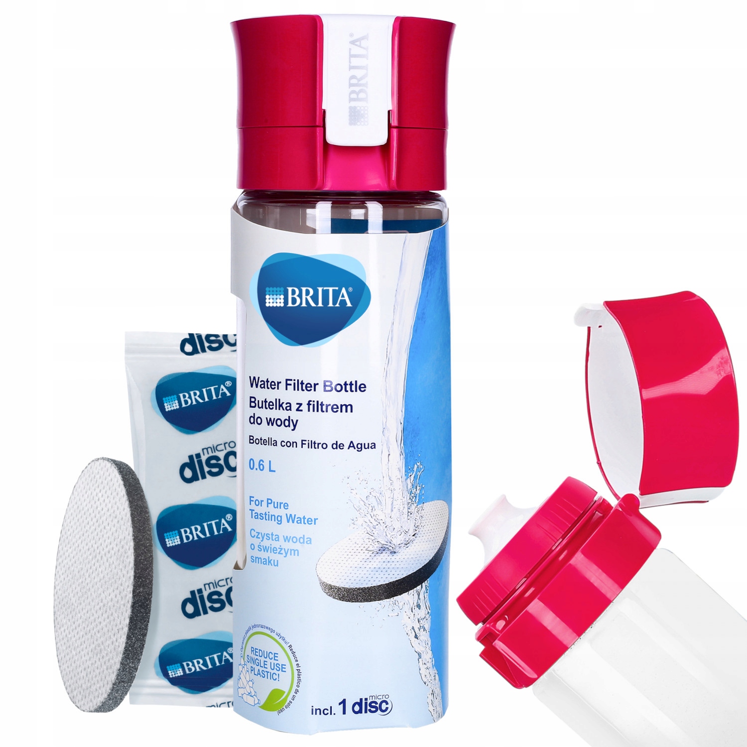 

Butelka filtrująca wodę Brita Fill Go Vital 0,6l