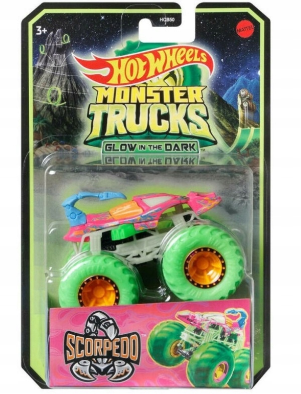 

Hot Wheels Monster Trucks Glow In The Dark HCB50