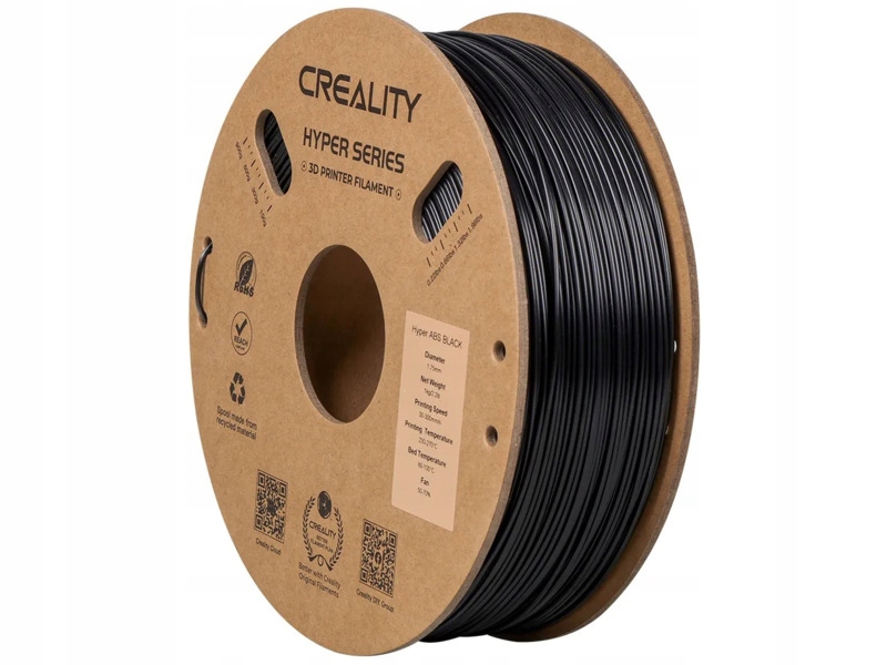 Filament ABS Creality 1,75 mm 1000 g czarny