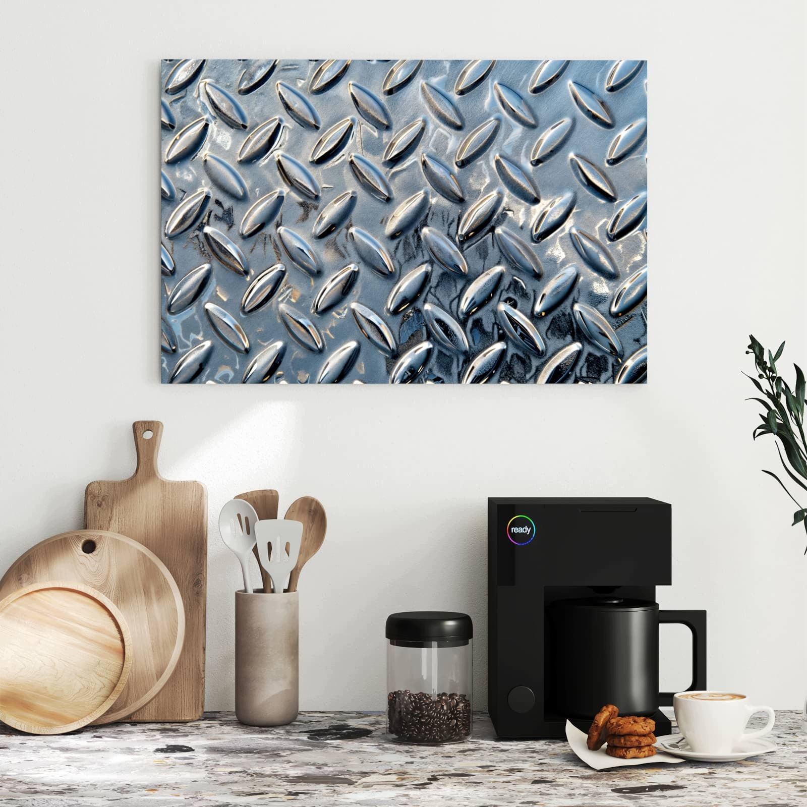 Magnetická tabule Vzor blachy ryflowanej 60 × 40 cm