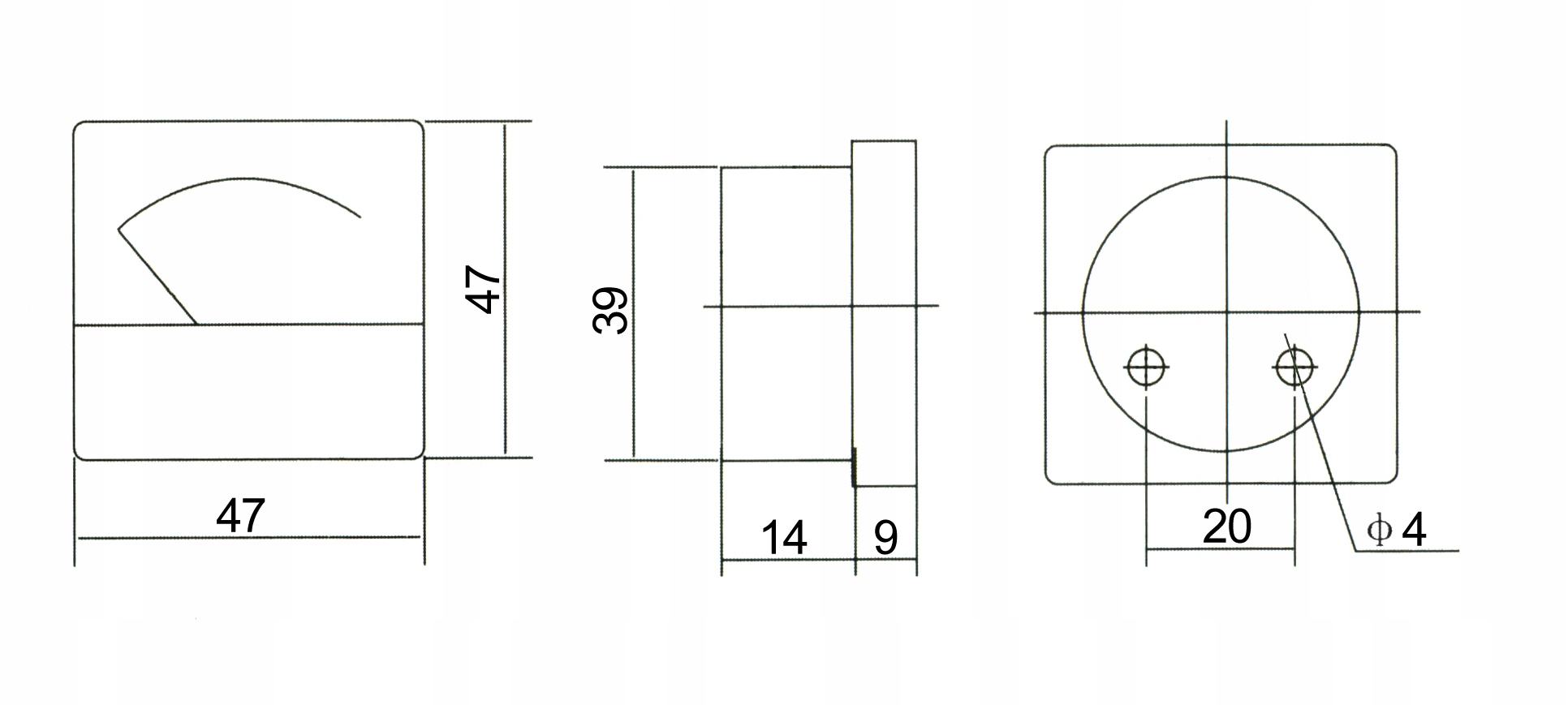 MIERNIK ANALOGOWY AMPEROMIERZ 30A DC POLSKI Marka Inna