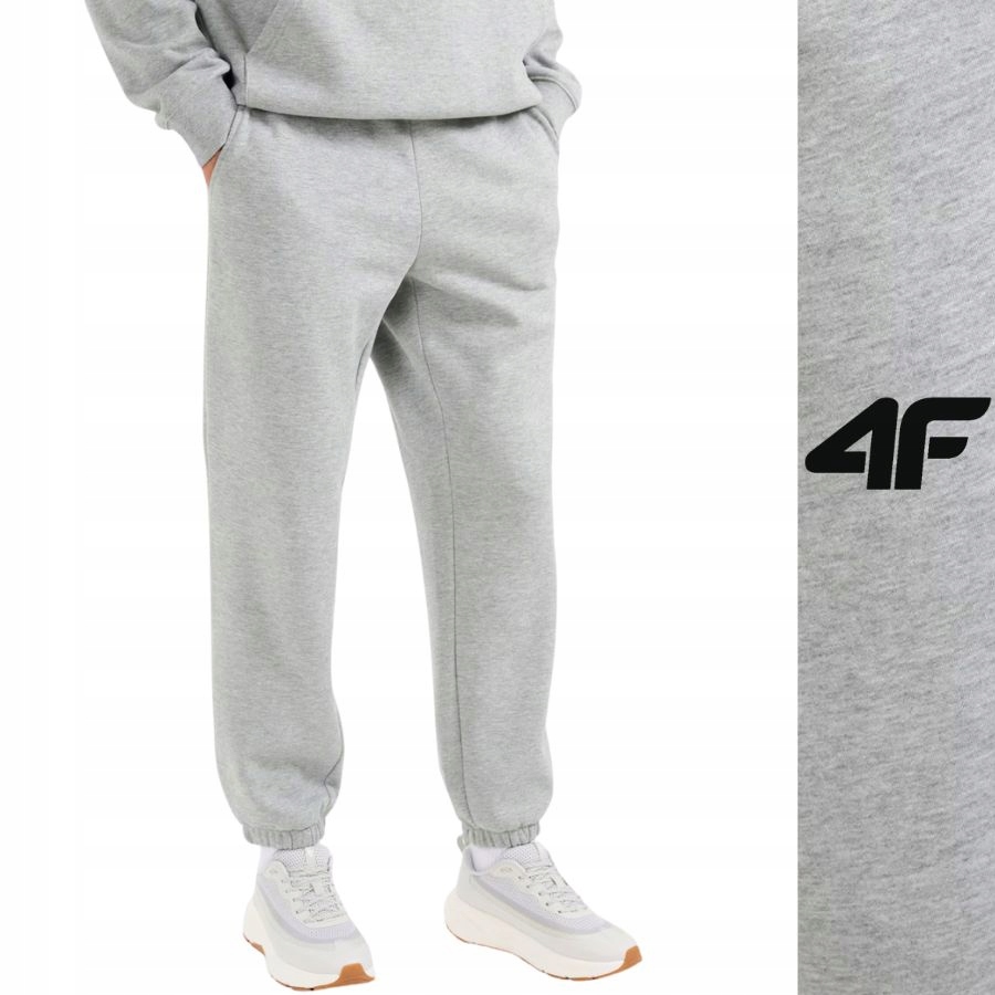 Spodnie Męskie 4F Dresowe Sportowe Joggery Dresy Na Co Dzień