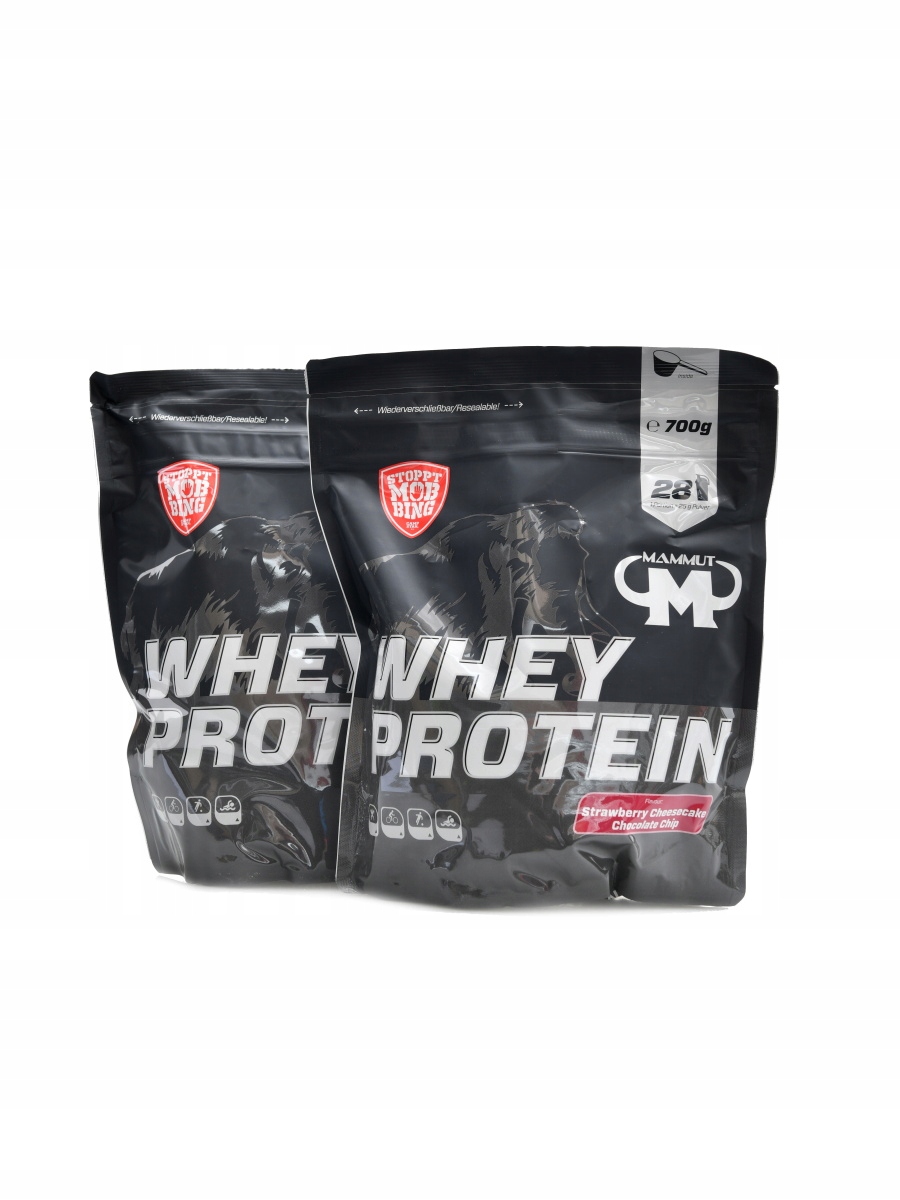 Mammut nutrition Whey protein 2 x 700 g Duopack možný mix chutí