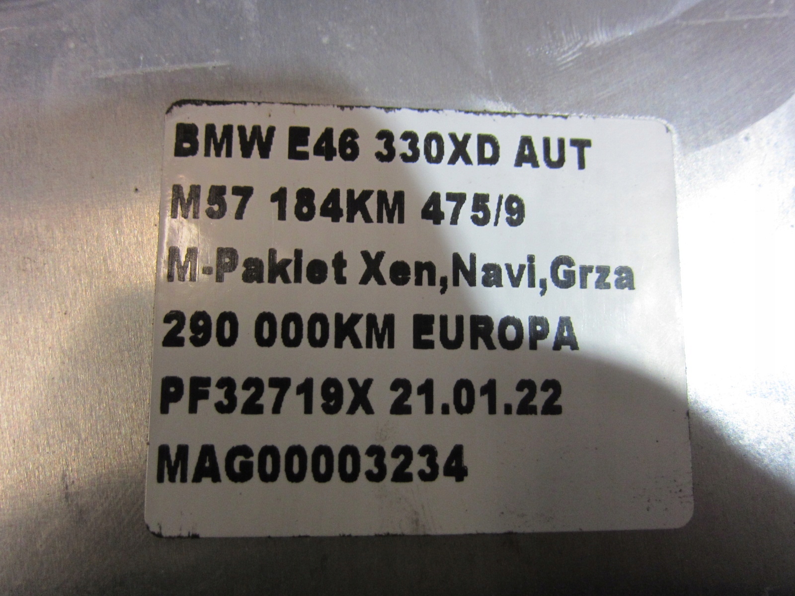 BMW E46 E39 E53 Centralina cambio ingranaggi 7514365
