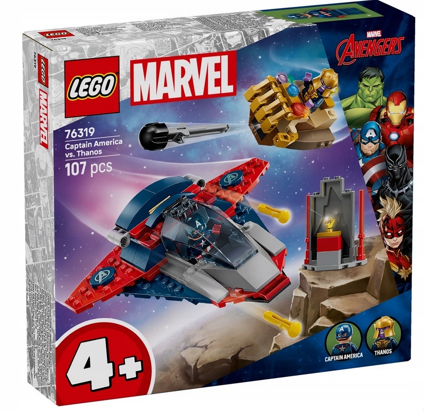 Stavebnice Kapitán Amerika Versus Thanos 76319 Lego Heroes