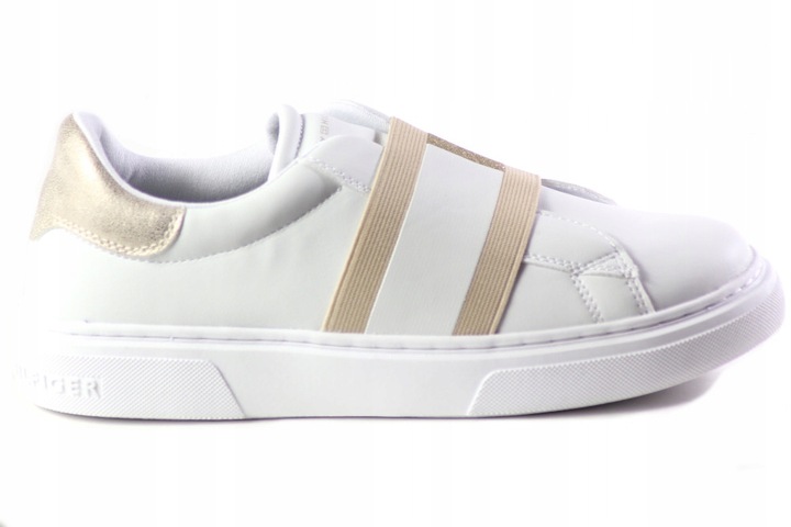 Boty Tommy Hilfiger Low Cut Sneaker White/platinum T3A4-32155-1383X0 vel. 37