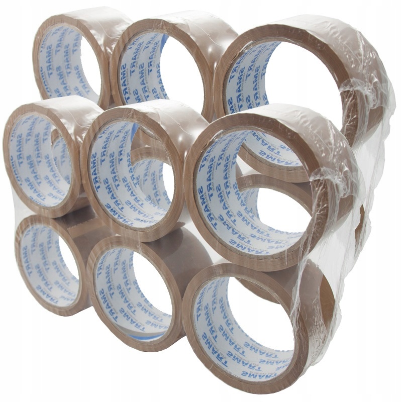 

Taśma Pakowa 48/66y klejąca Brązowa Smart 12 szt