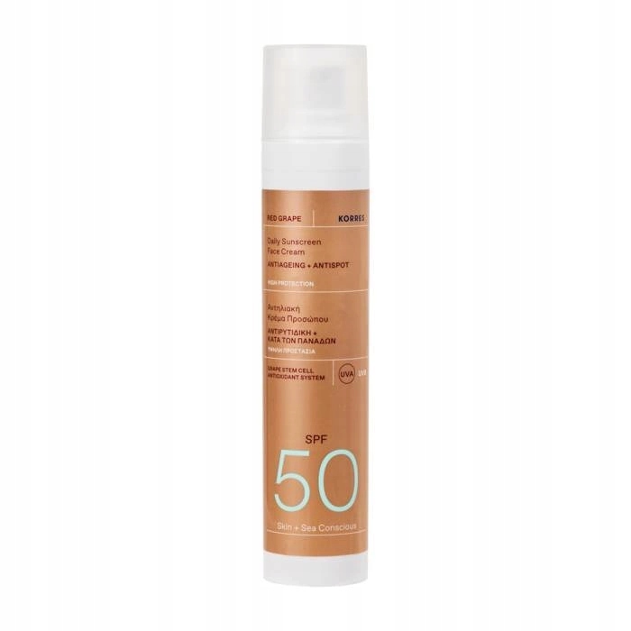 Korres Red Grape krem ochronny do twarzy SPF50