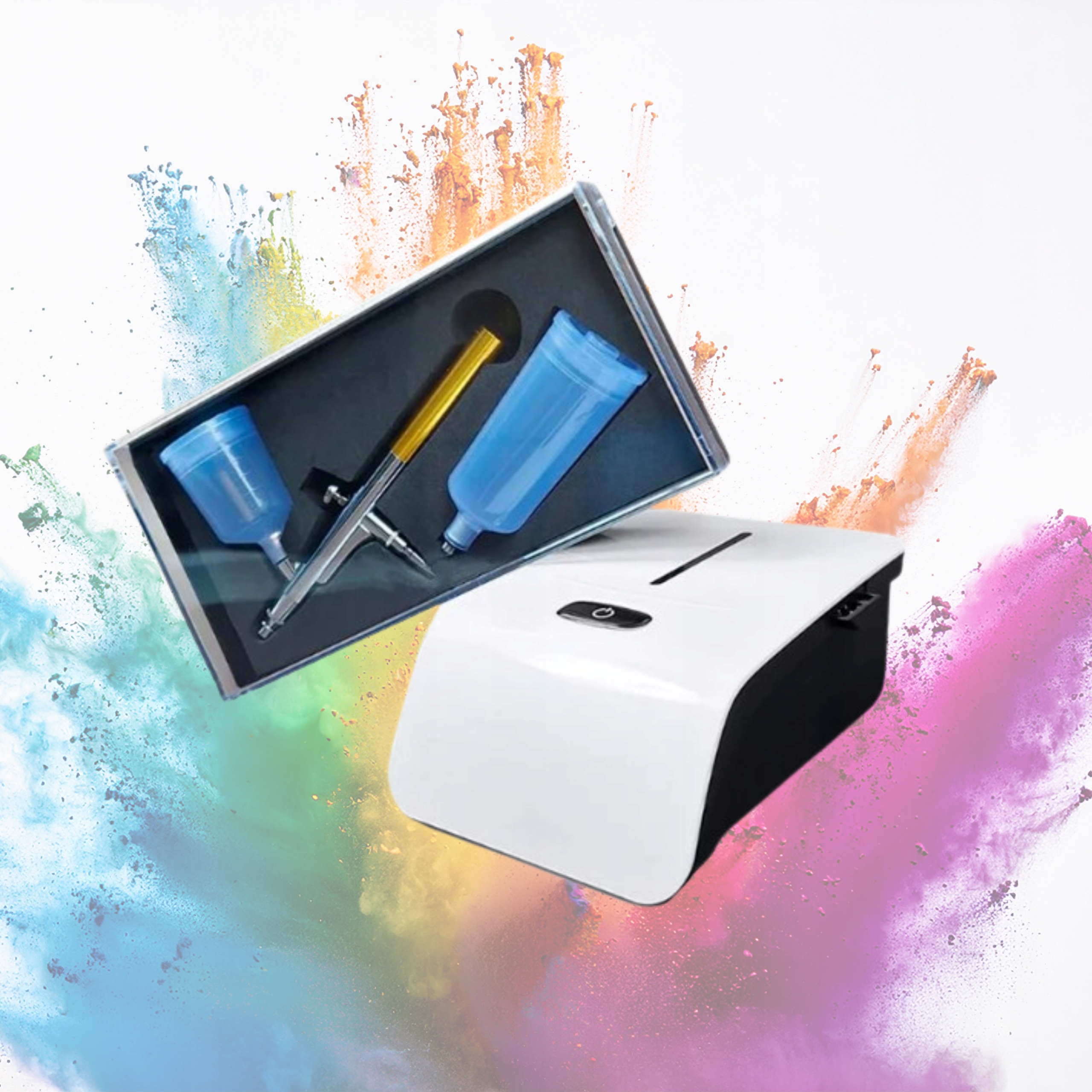Aerograf z kompresorem Food Colours
