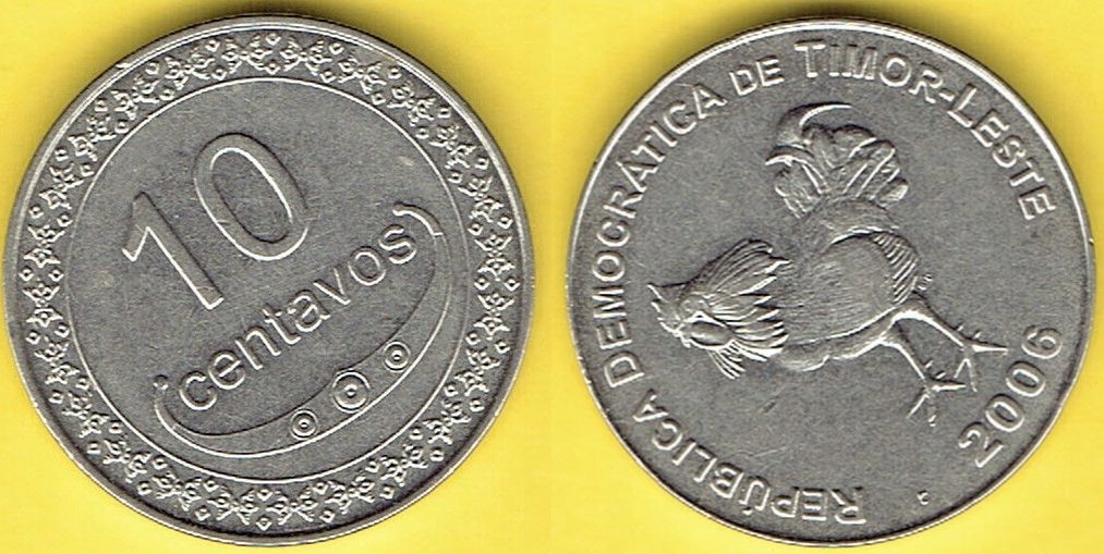 TIMOR 10 CENTAVOS 2006 r.