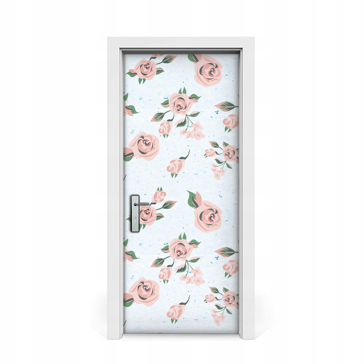 

Naklejka na drzwi okleina Pastelowe kwiaty 85x205