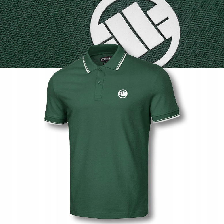 Pánské Polokošile Pitbull Polokošile s límečkem Pique Stripes Regular